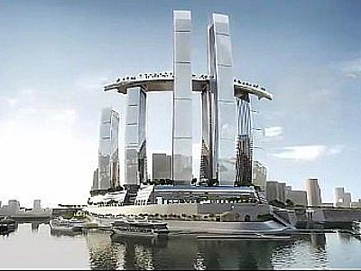 創意建筑漫游動畫欣賞——重慶朝天門三維動畫